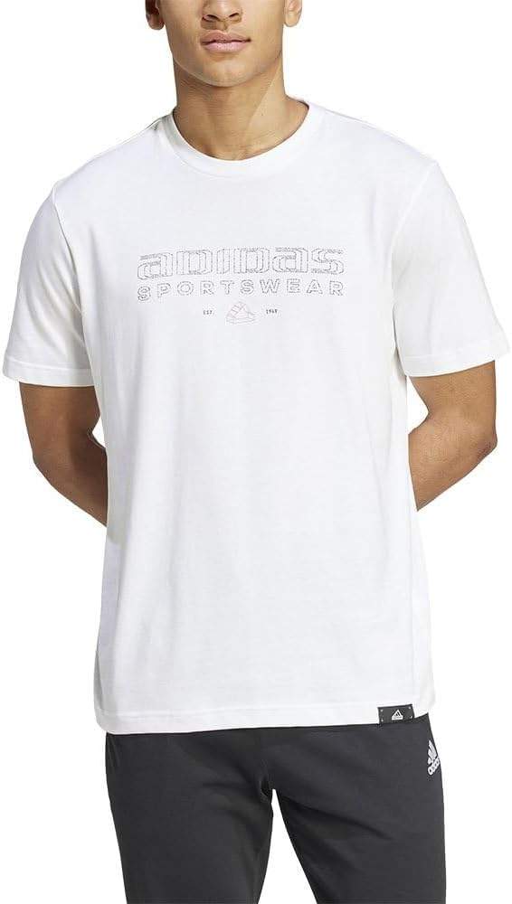 Adidas TECH LINEAR T-shirt przód