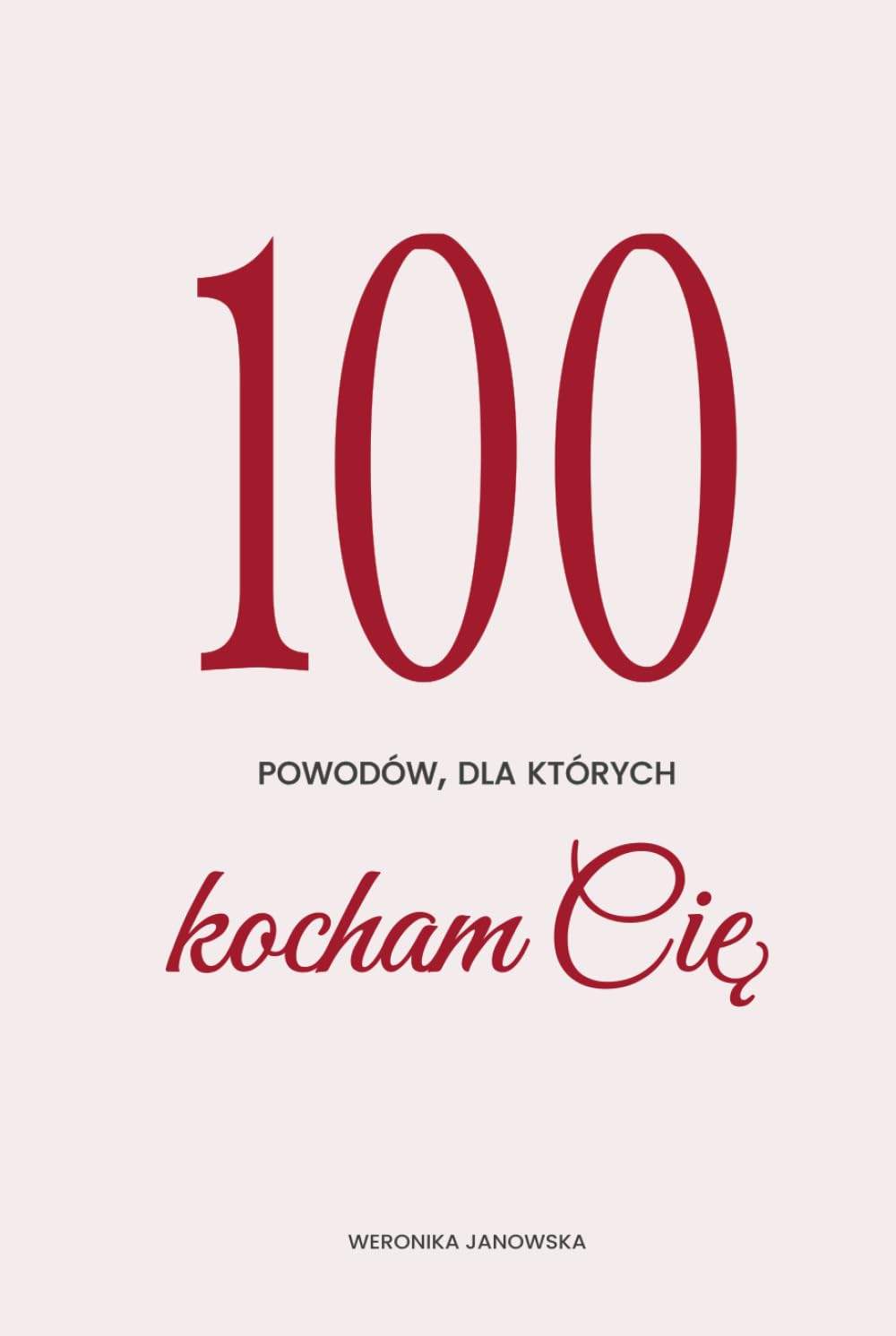 Okładka książki 100 powodów miłości