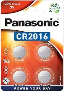 Bateria Panasonic CR2016 – 4 sztuki – niezawodność i trwałość