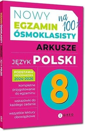 Nowy Egzamin Ósmoklasisty - Arkusze Język Polski 2024-2026