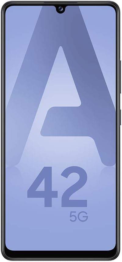 Samsung Galaxy A42 5G Czarny - Widok z przodu