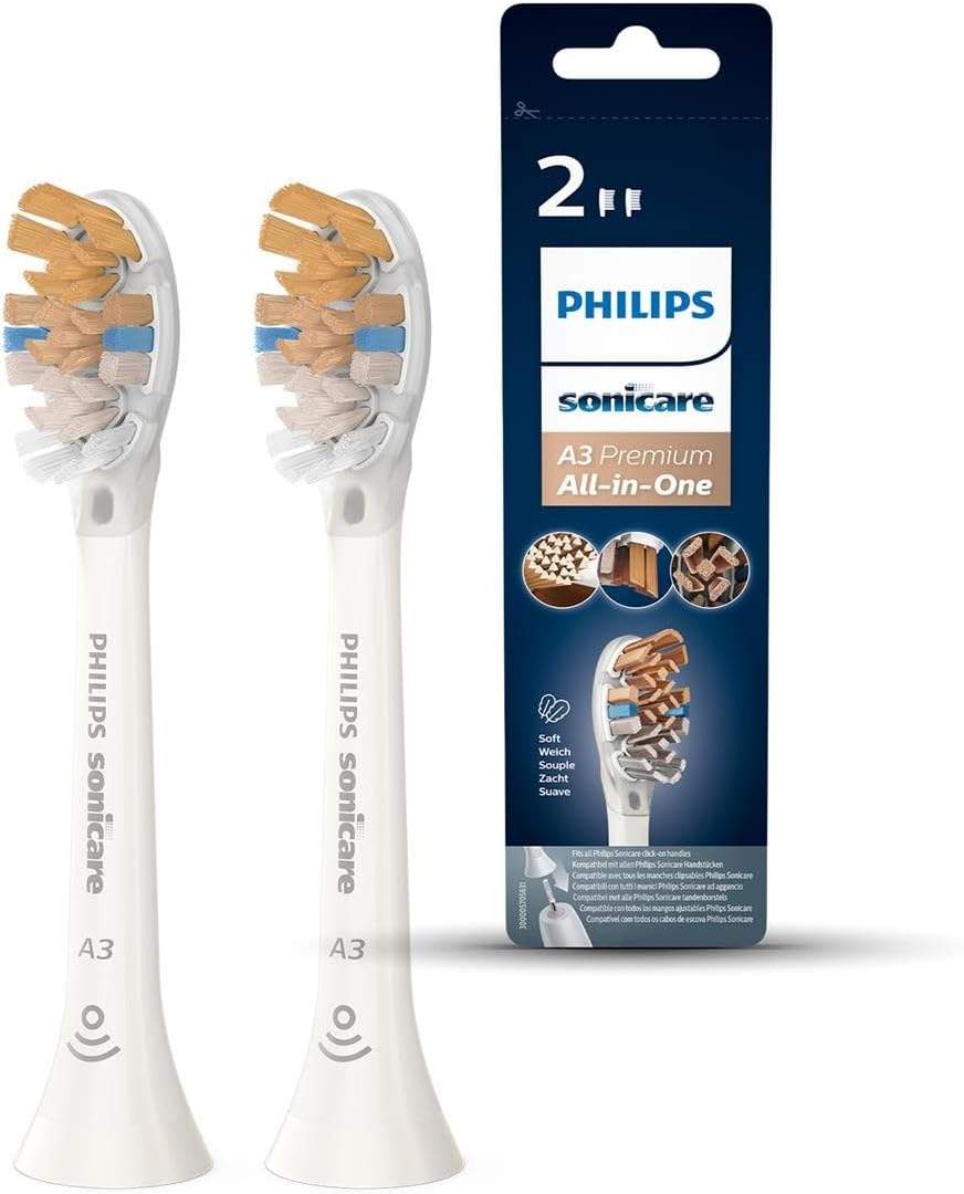 Zestaw 2 zapasowych główek Philips Sonicare A3 Premium All-in-One