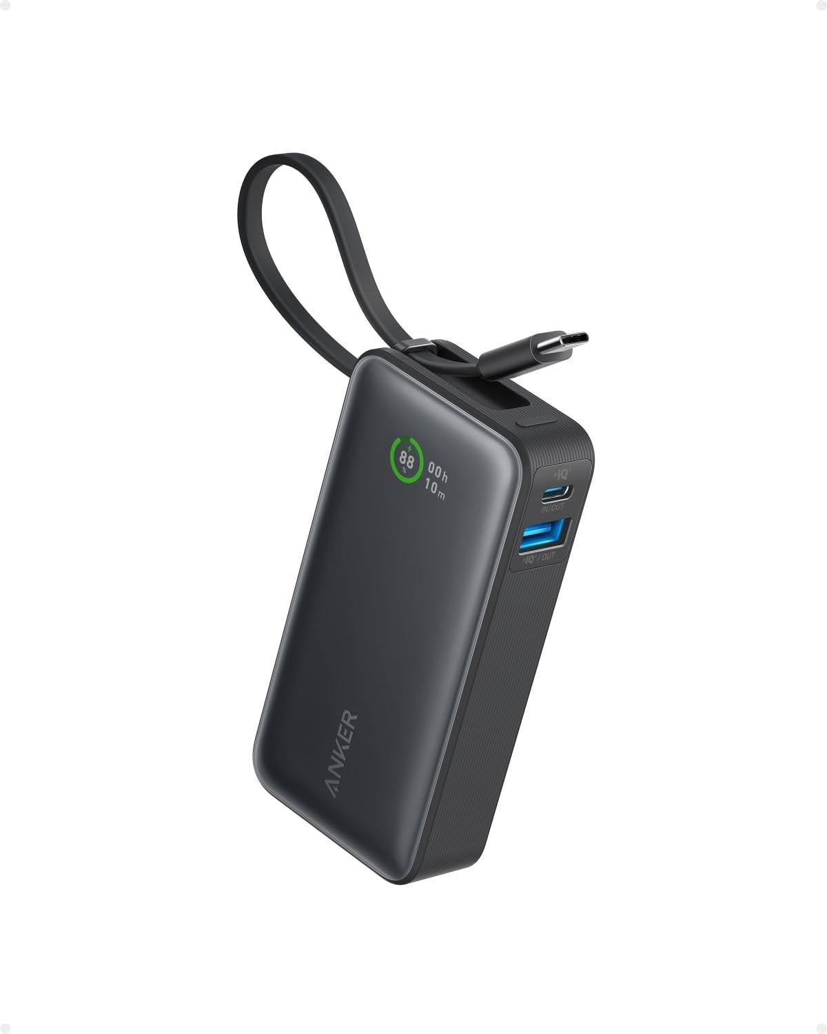 Anker Nano Powerbank z wbudowanym kablem USB-C