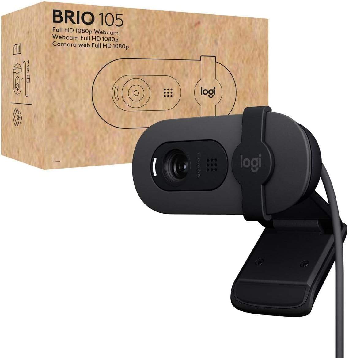 Logitech Brio 105 widok frontalny