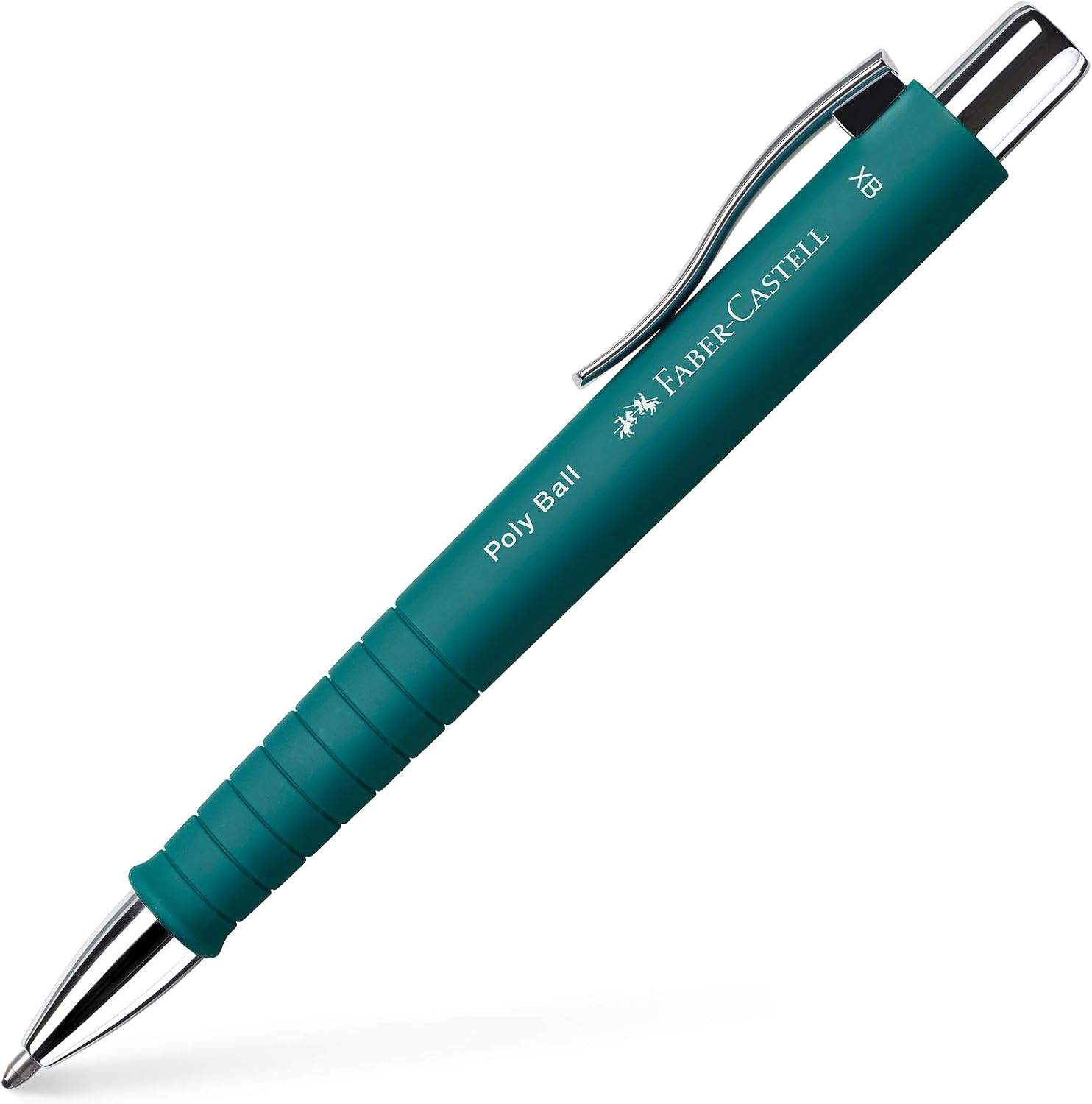 Faber-Castell Poly Ball XB długopis w kolorze szmaragdowym zielonym