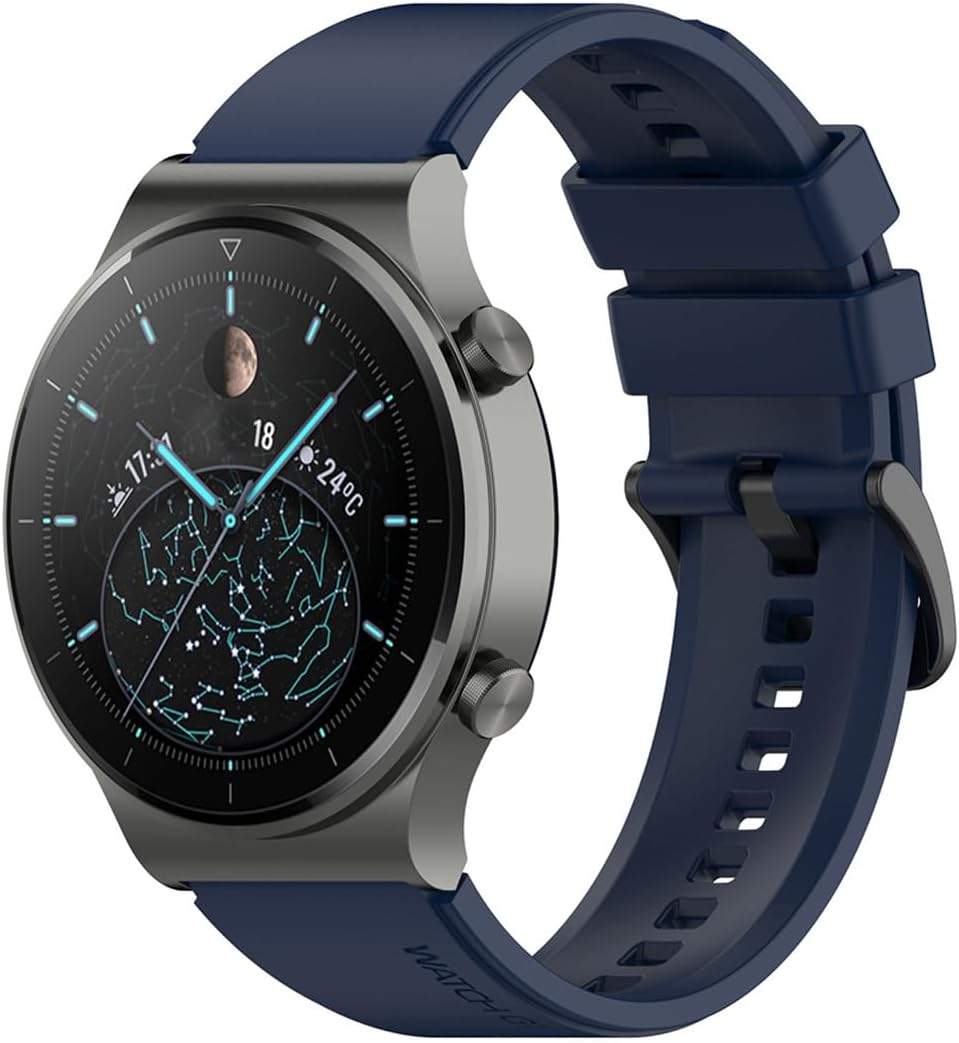 Pasek silikonowy do Huawei Watch GT2 i Samsung Galaxy Watch 46 mm