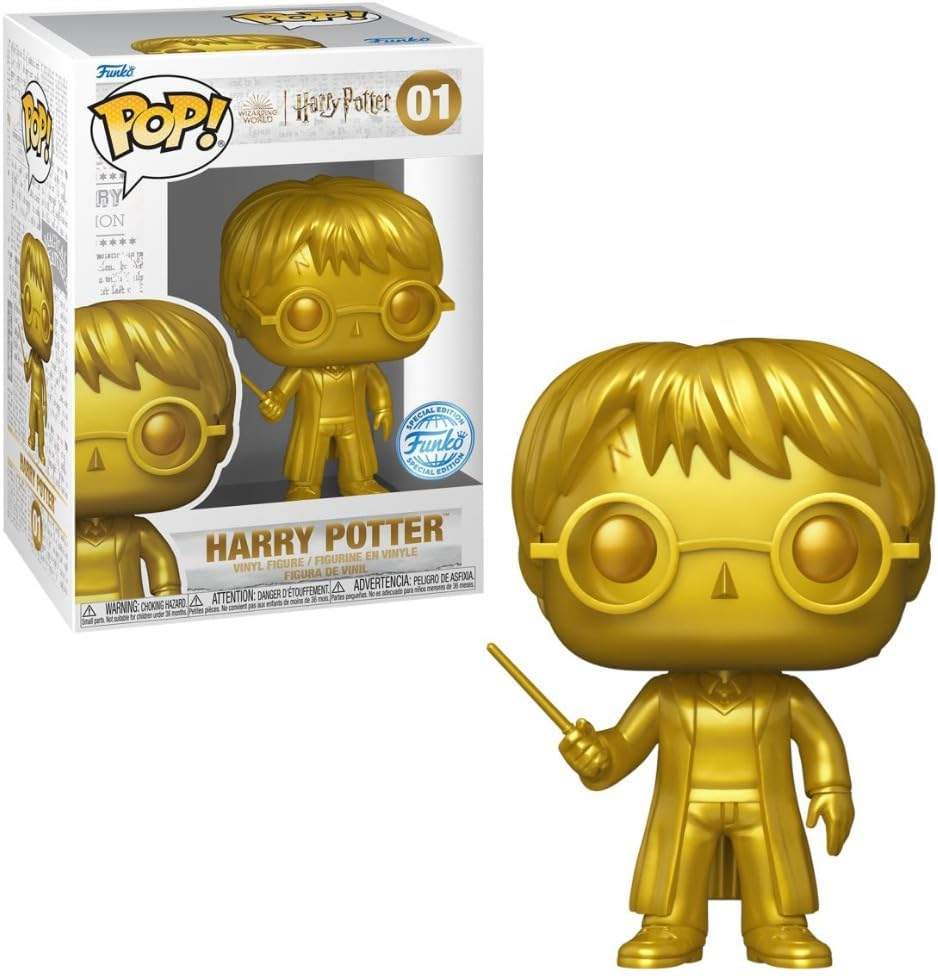 Złota figurka Funko POP Harry Potter