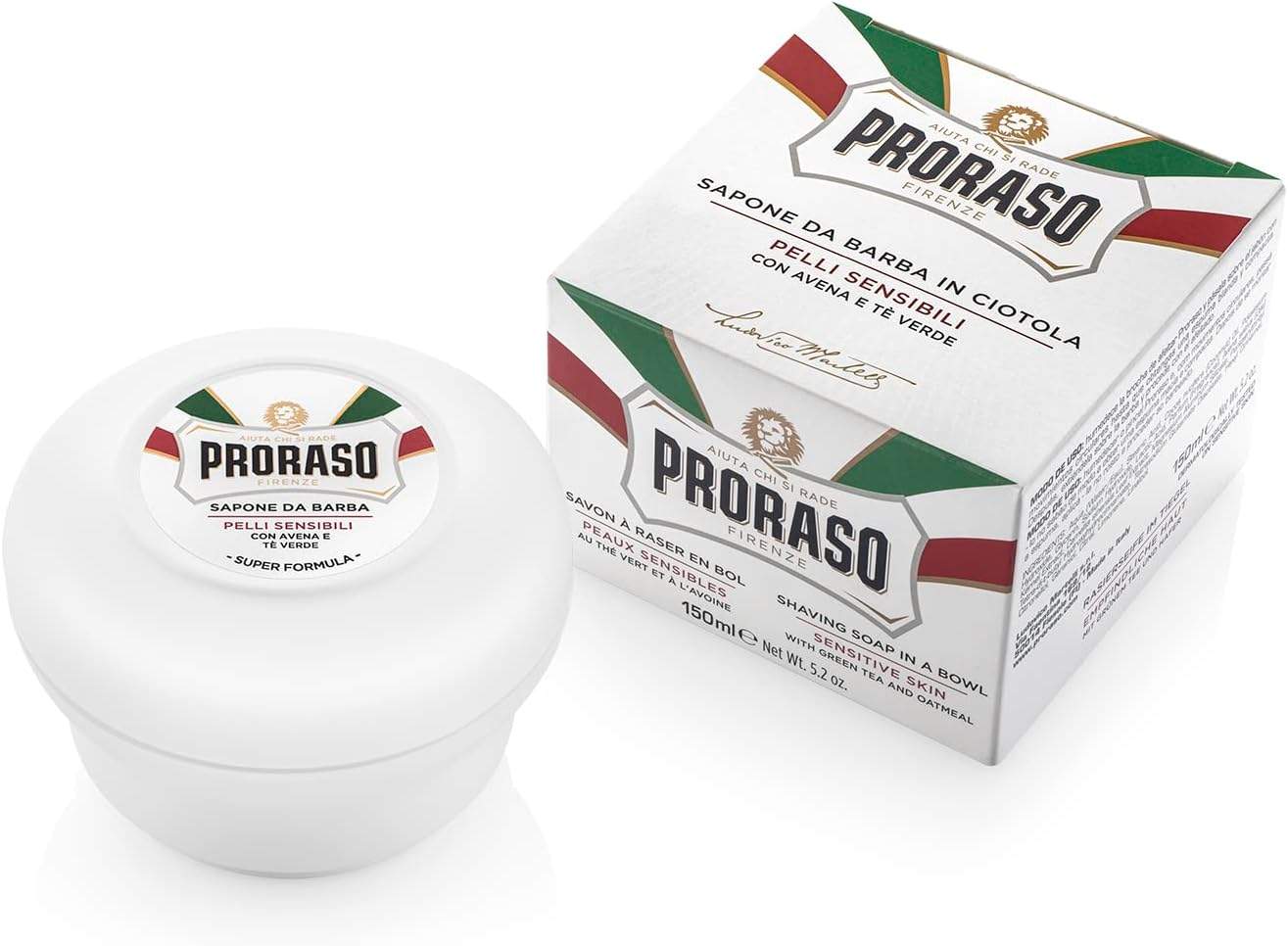 Proraso mydło do golenia w białej misce