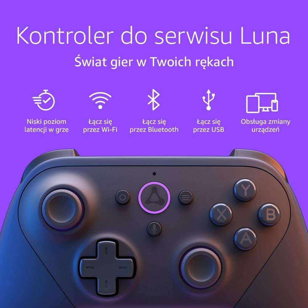 Kontroler Amazon Luna z przodu