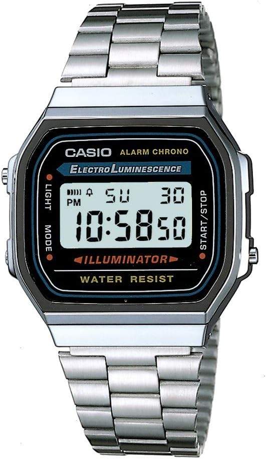 Casio A168WA – elegancki zegarek unisex