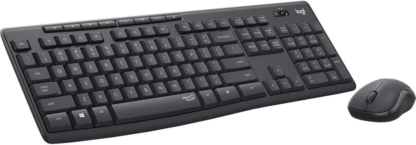 Logitech MK295 pod różnym kątem