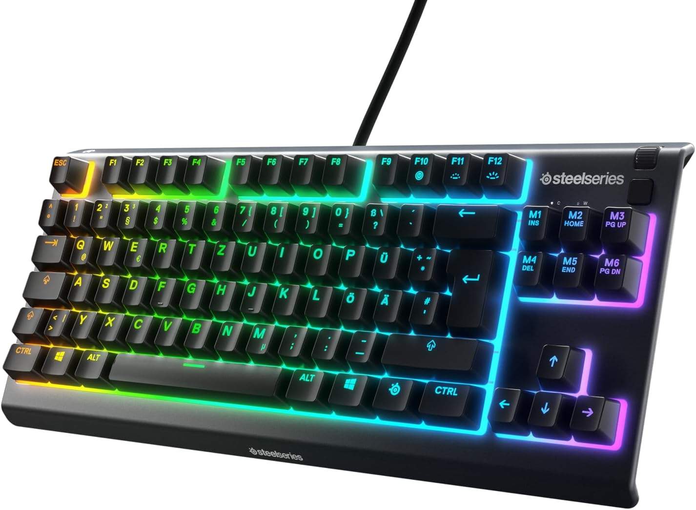 SteelSeries Apex 3 TKL - RGB Gaming Keyboard