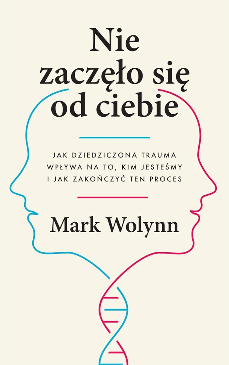 Książka o dziedziczonej traumie z symboliczną okładką