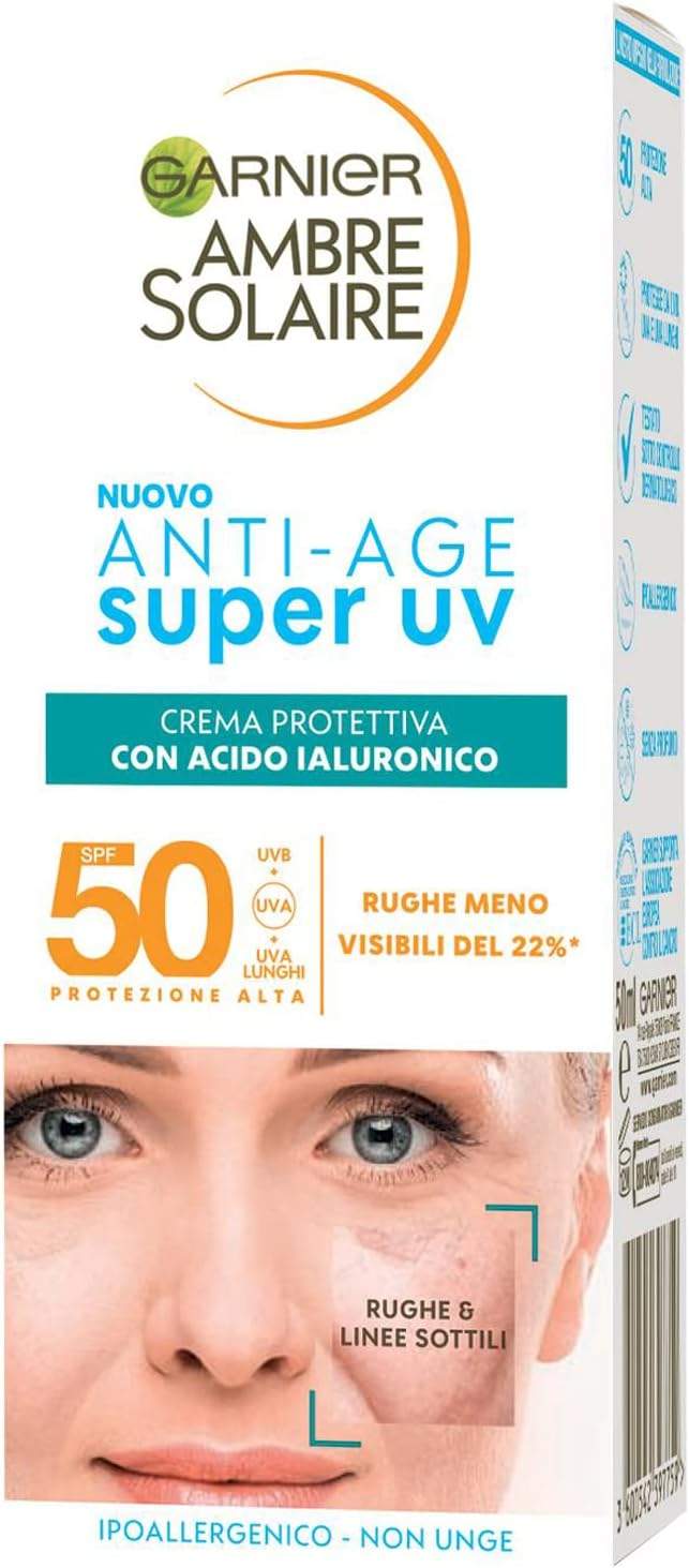 Garnier Anti-Age Super UV Krem do Twarzy SPF 50