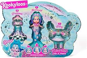 Kookyloos Fairytale Mix & Match Pearl - trzy stroje w jednej zabawce