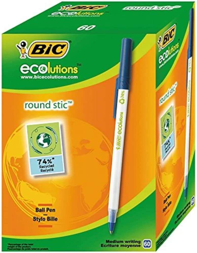 BIC Round Stic Ecolutions Długopis niebieski