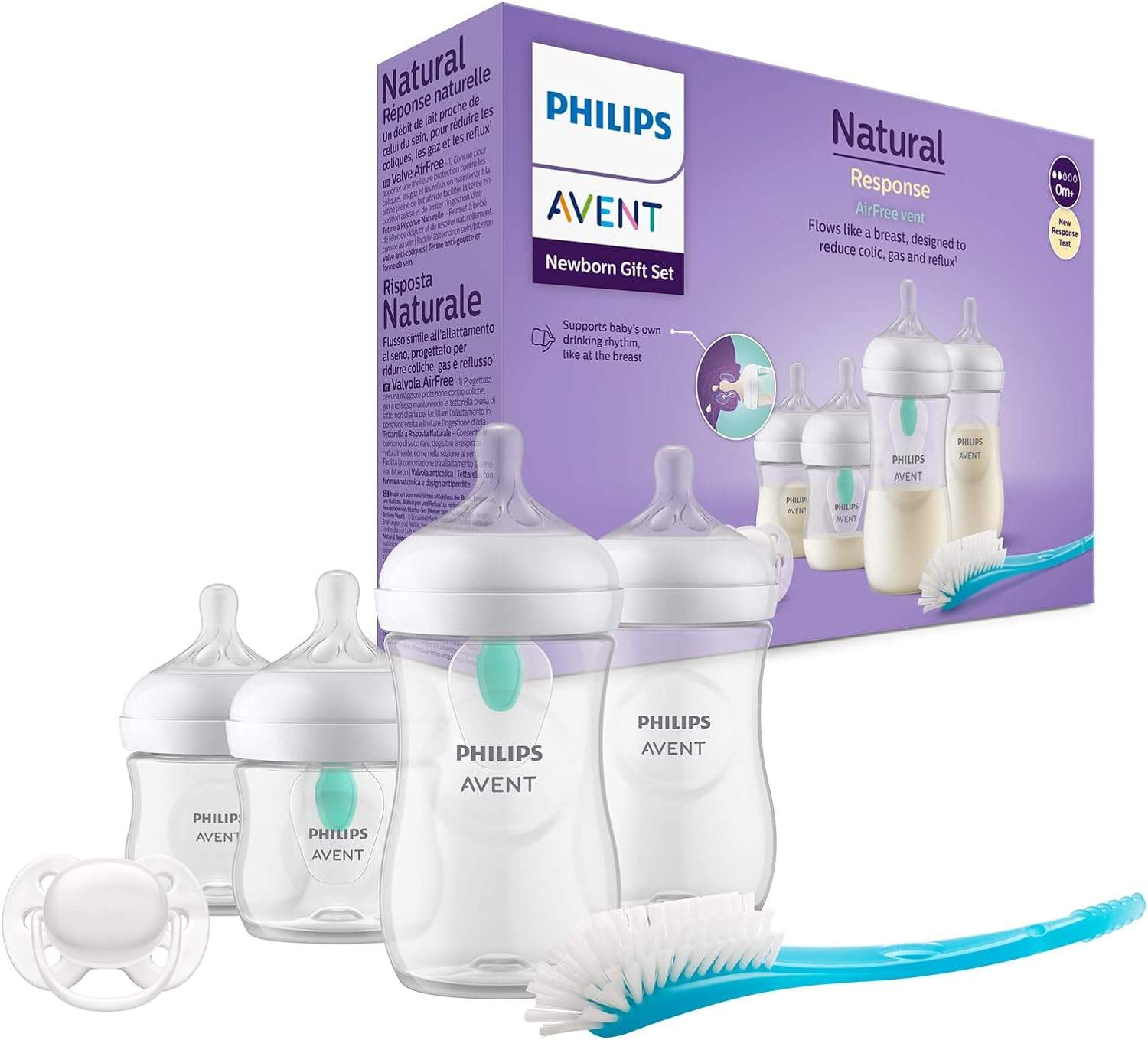 Butelka Philips Avent Natural z nakładką AirFree