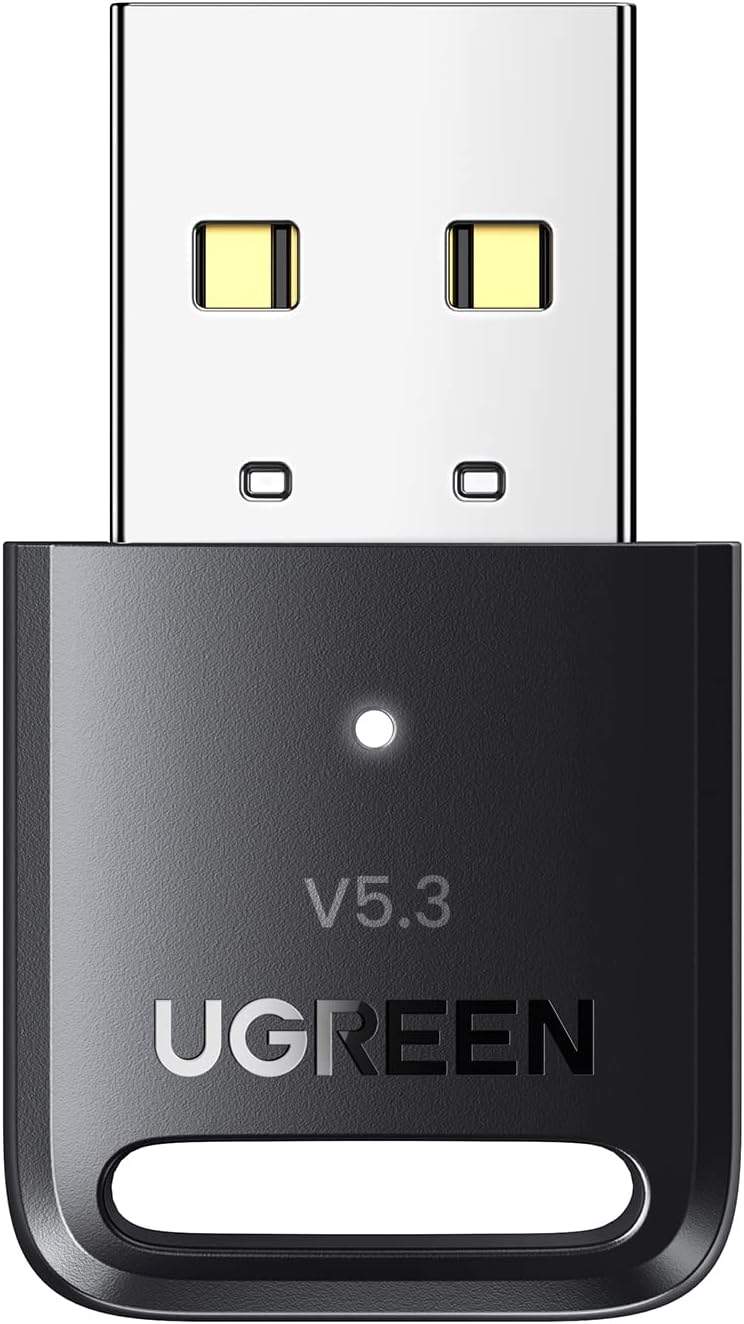 UGREEN Bluetooth adapter podłączony do laptopa