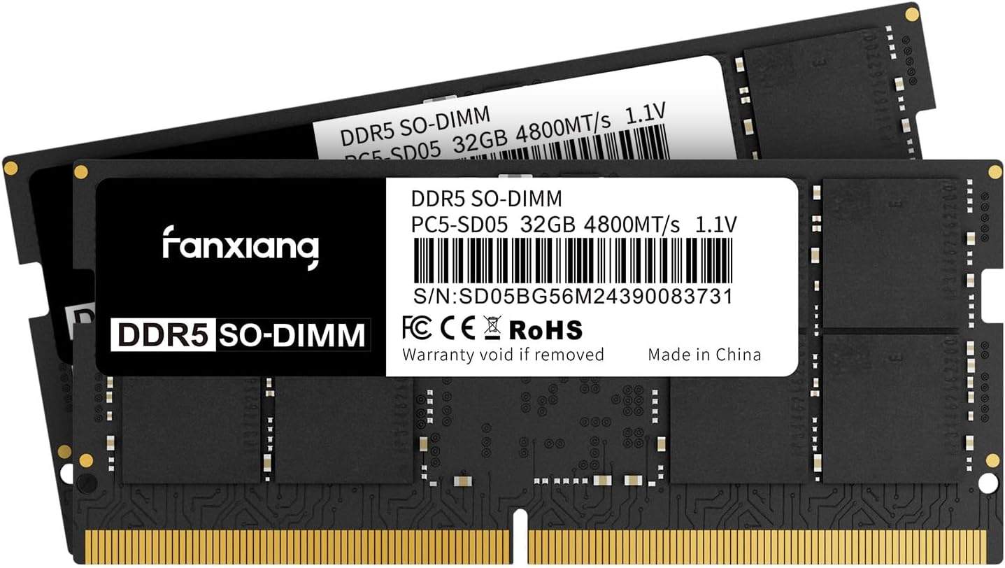 Fanxiang SODIMM 64 GB DDR5 RAM 4800 MT/s