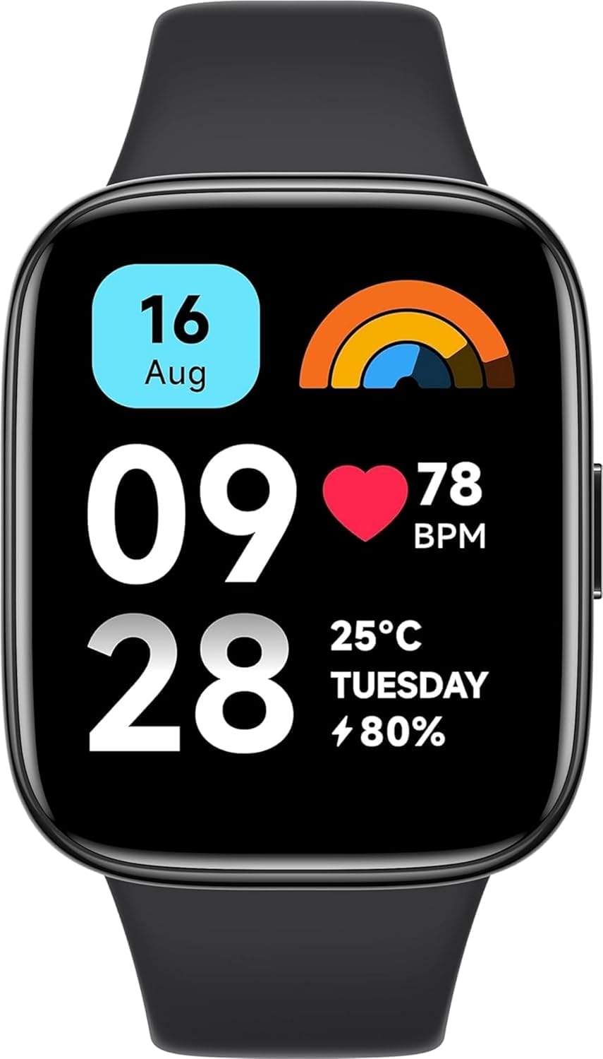 Xiaomi Redmi Watch 3 Active – Czarny smartwatch