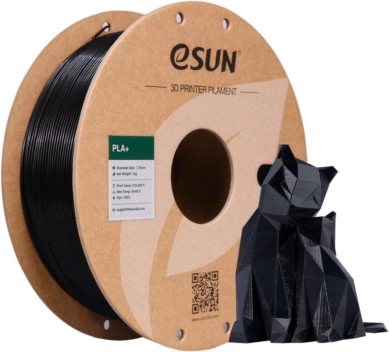 Filament eSUN PLA+ szpula widok