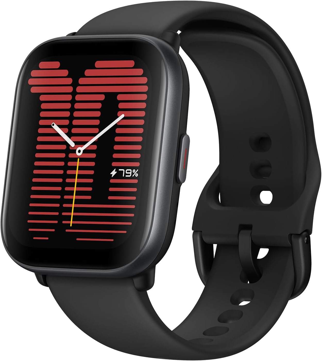 Amazfit Active Smartwatch na nadgarstku podczas biegu