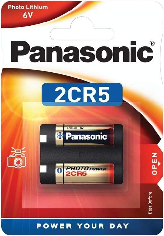 Bateria Panasonic 2CR5 w białym opakowaniu