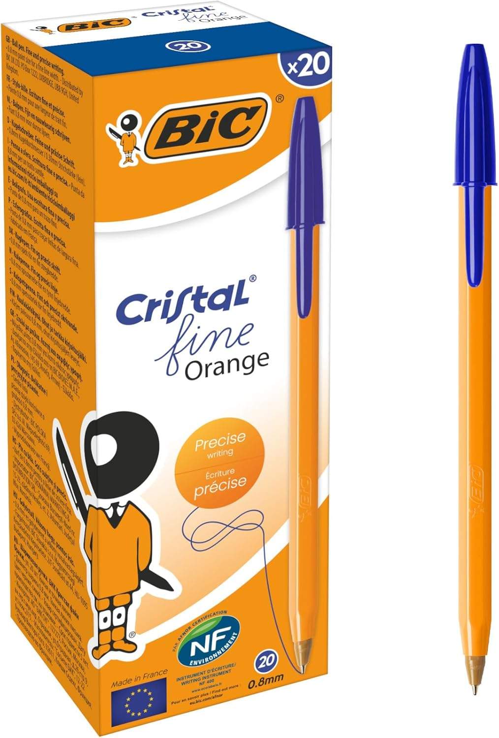 Opakowanie zbiorcze 20 długopisów BIC Orange