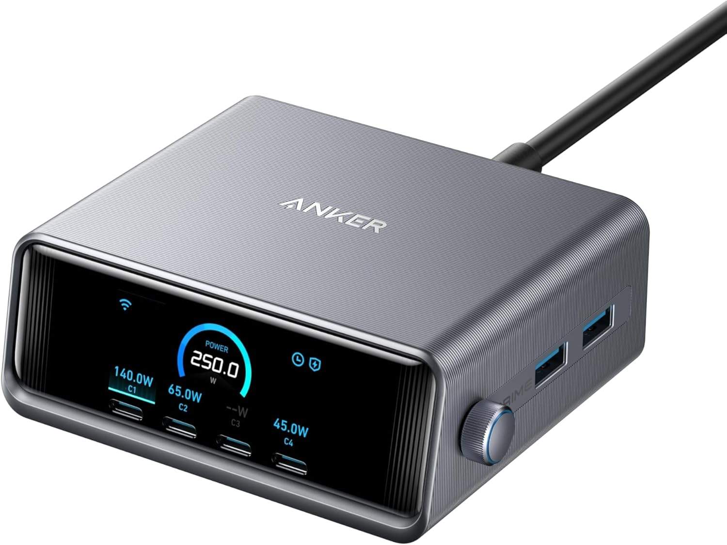 Ładowarka biurkowa Anker Prime 250 W GaN