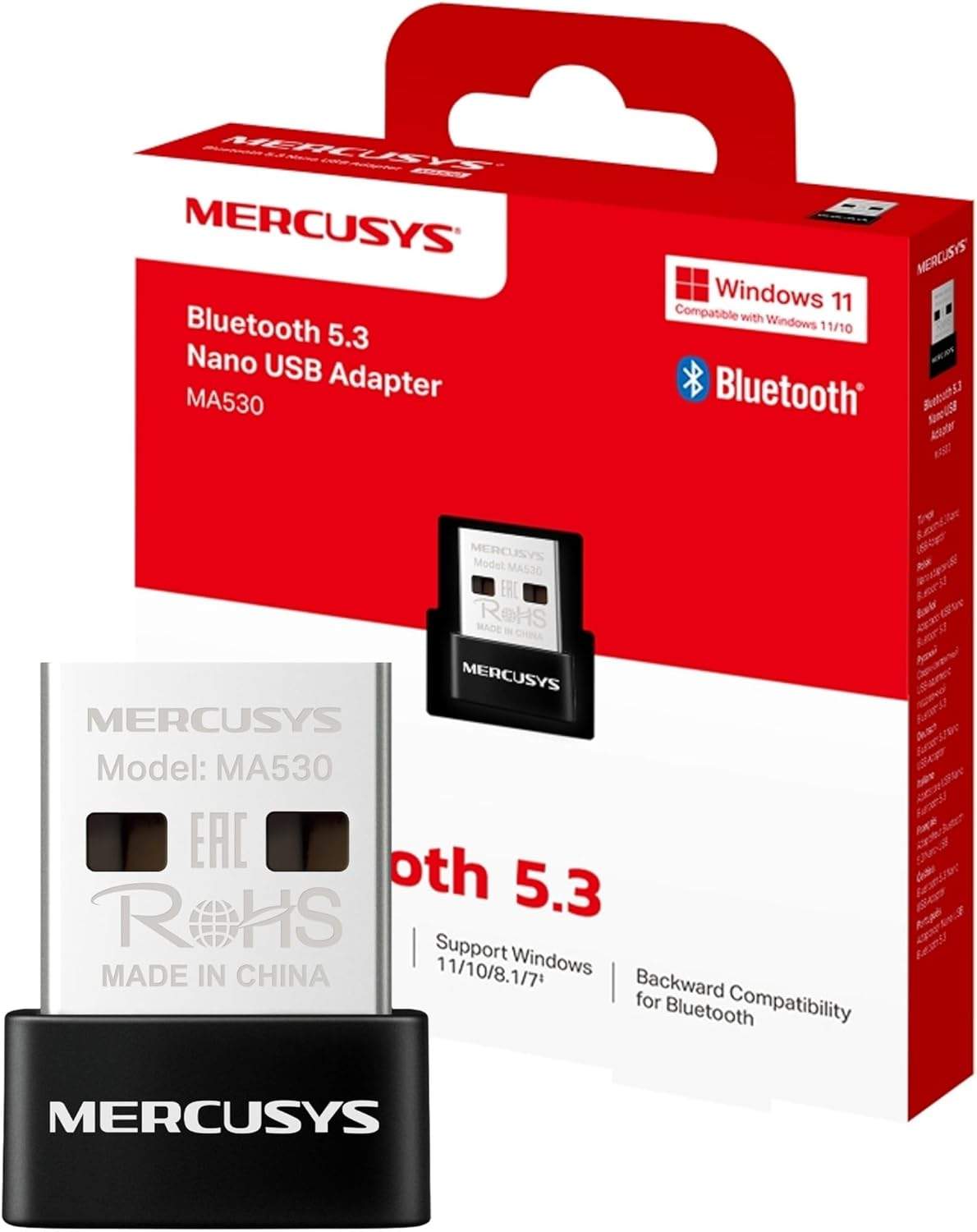 Mercusys MA530 Nano USB Bluetooth 5.3 Adapter