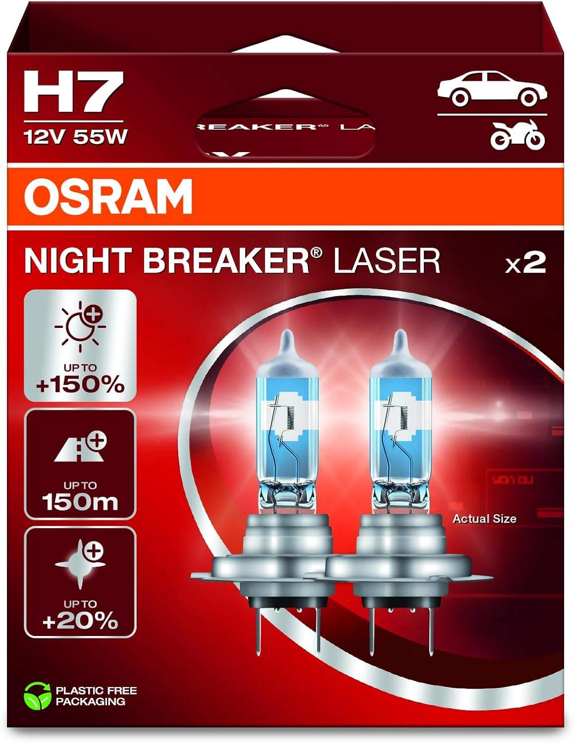 Lampa OSRAM NIGHT breaker LASER H7