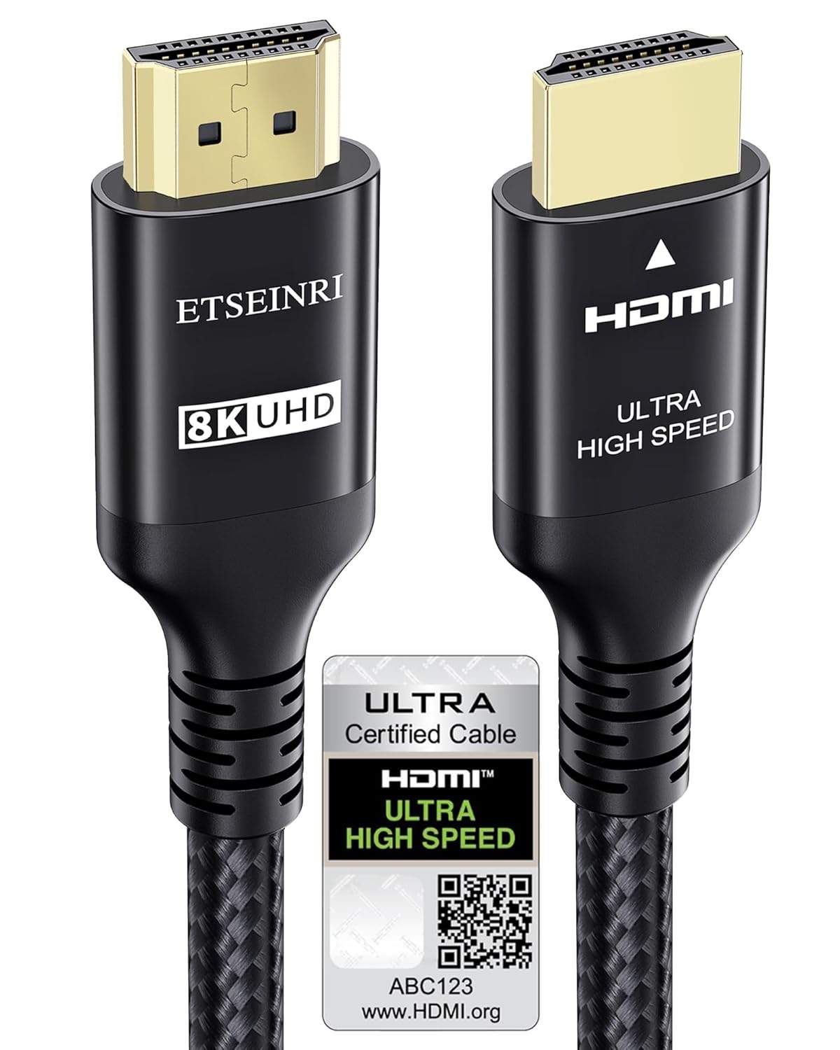 Certyfikowany kabel HDMI 2.1 Etseinri 10K 8K 3M