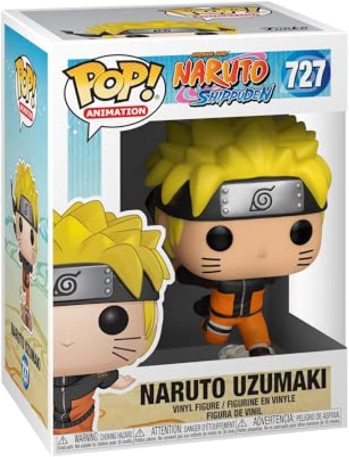 Funko POP Naruto Uzumaki Running - widok frontalny