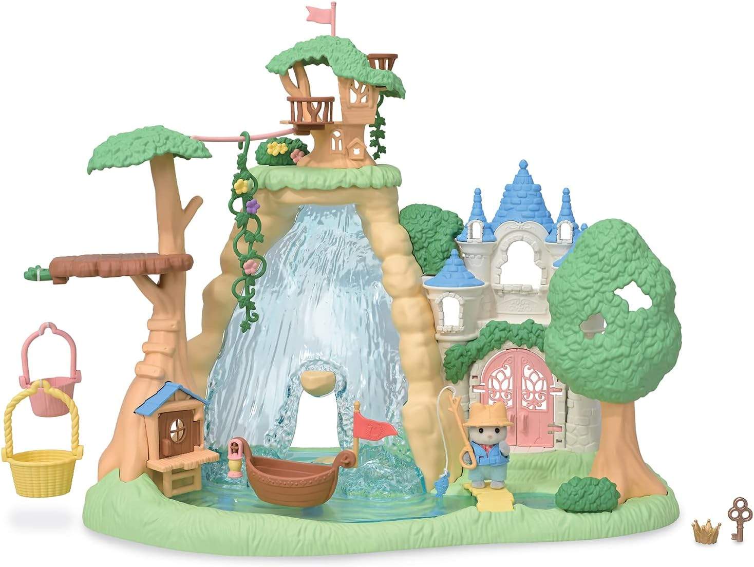 Sylvanian Families - Wyspa z Wodospadem Secret Forest, widok z przodu