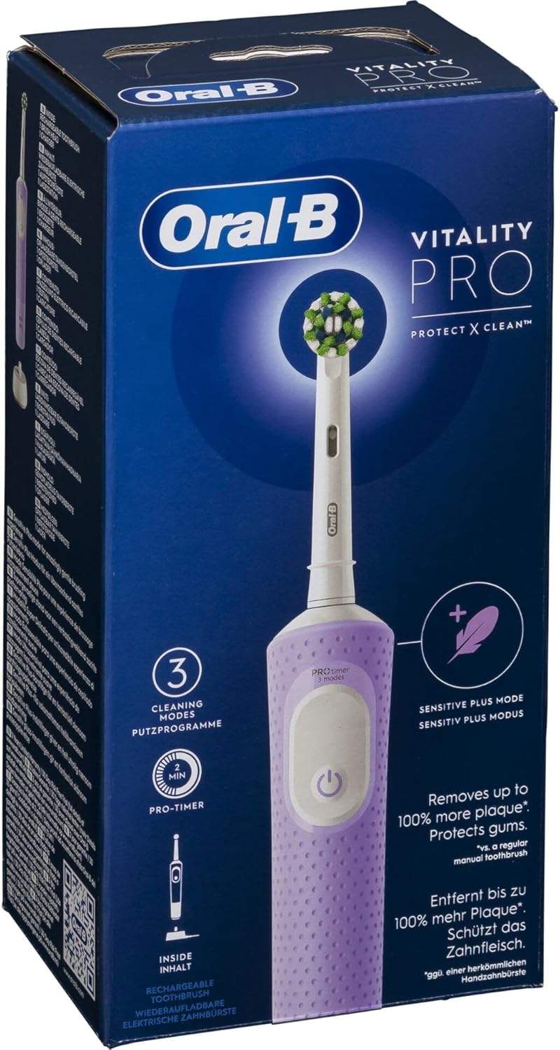 Oral-B Vitality Pro – Fioletowa szczoteczka do zębów