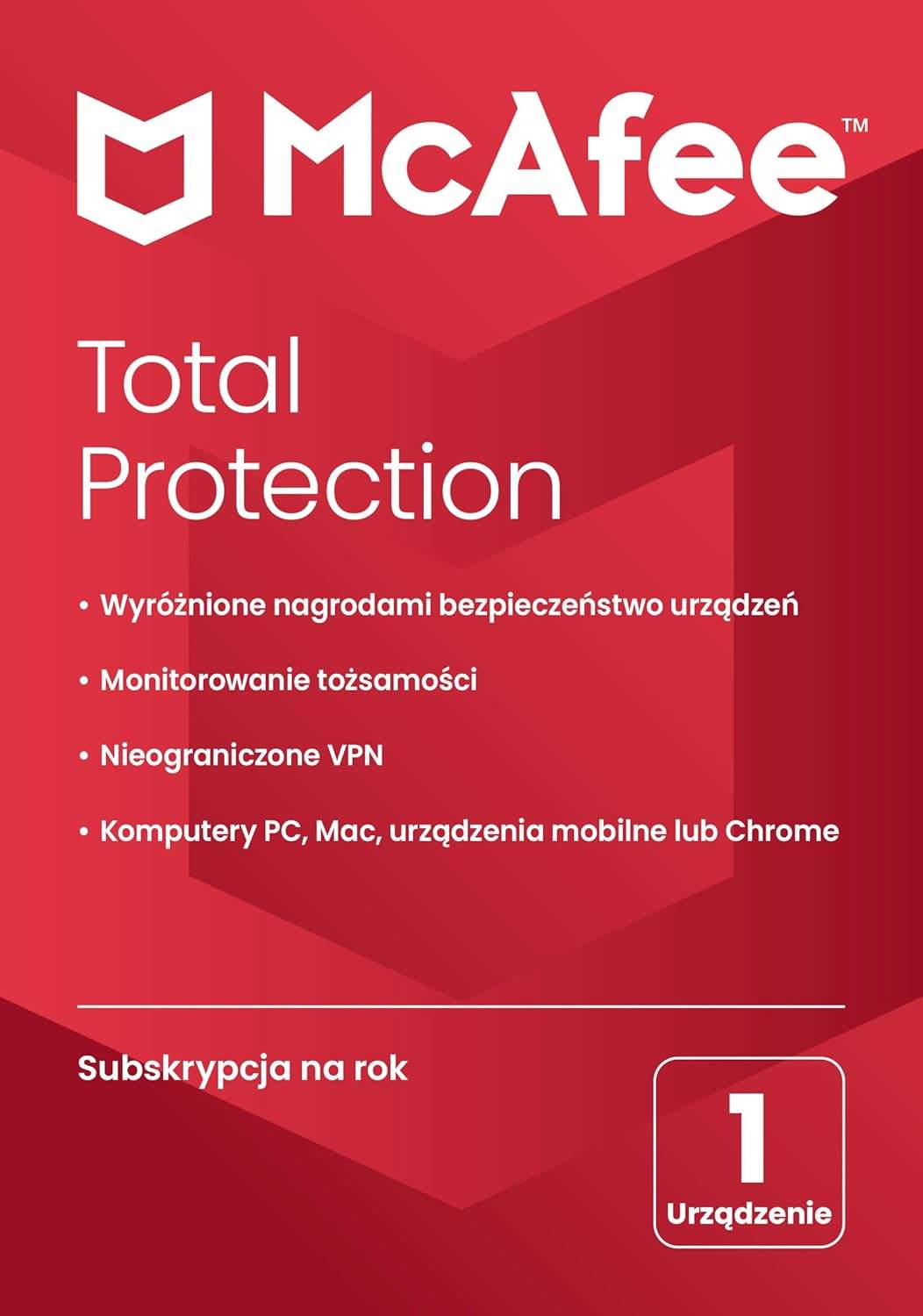 McAfee Total Protection 2024 – Ochrona Antywirusowa