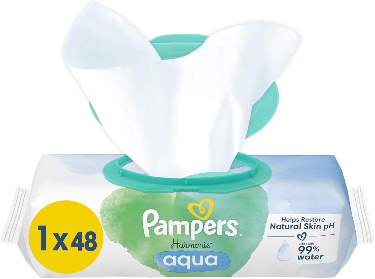 Pampers Harmonie Aqua Chusteczki Nawilżane