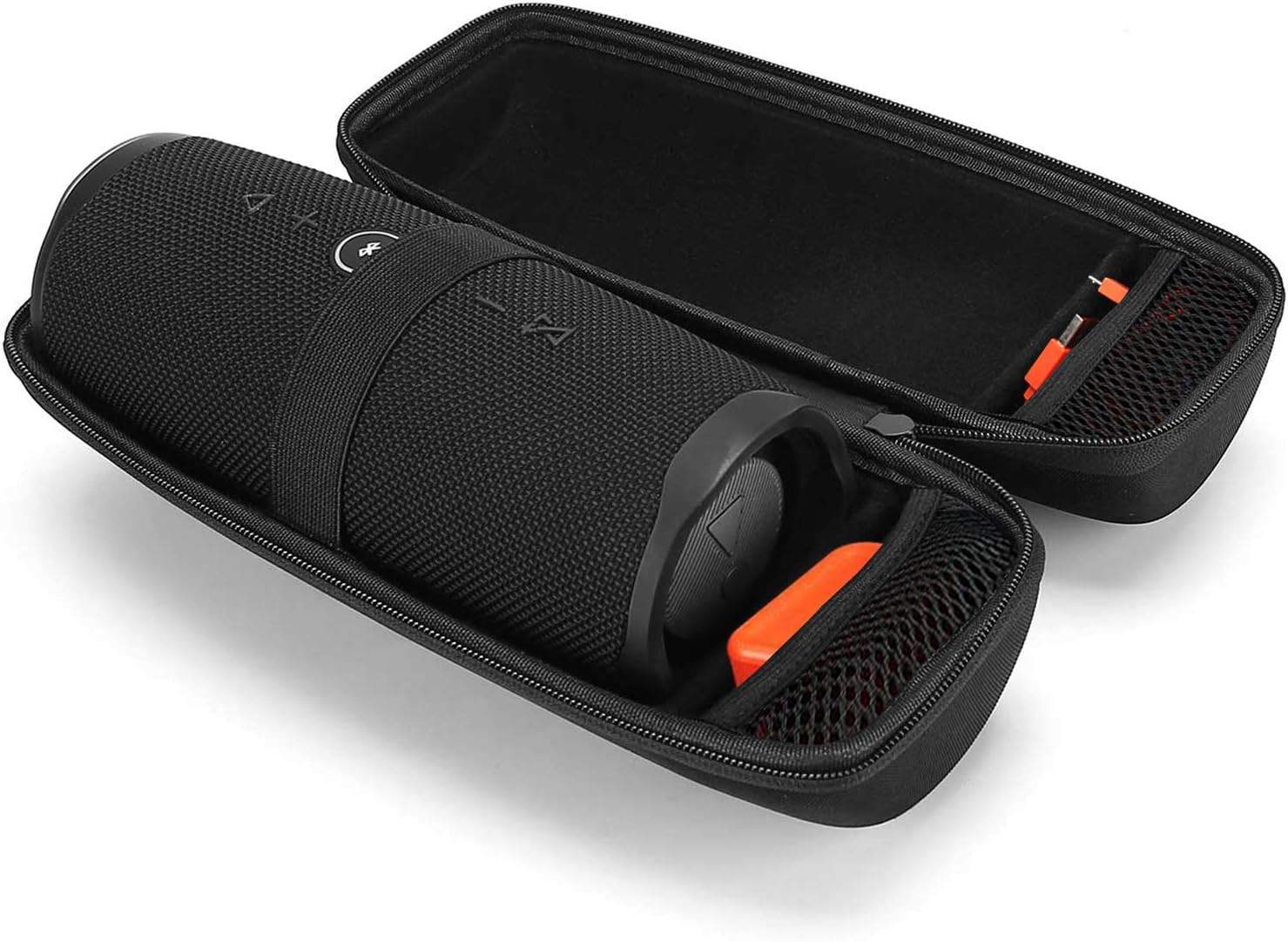 ProCase pokrowiec ochronny EVA na JBL Charge 5, Charge 4, Charge 3 w kolorze czarnym