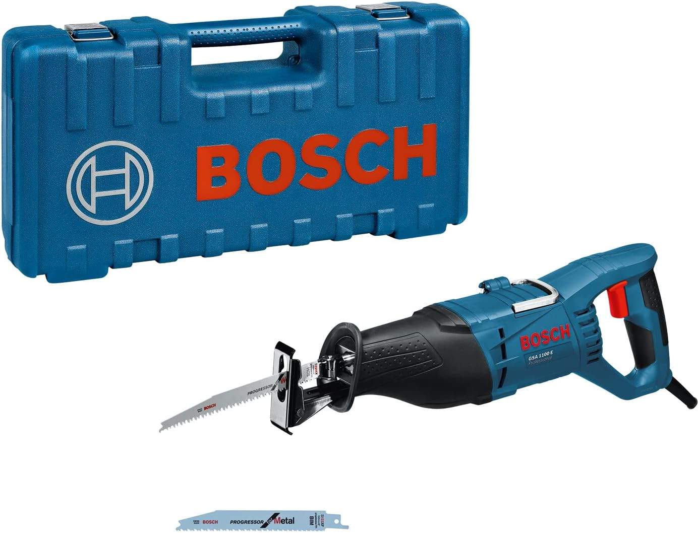 Bosch Professional GSA 1100 E - pełny zestaw