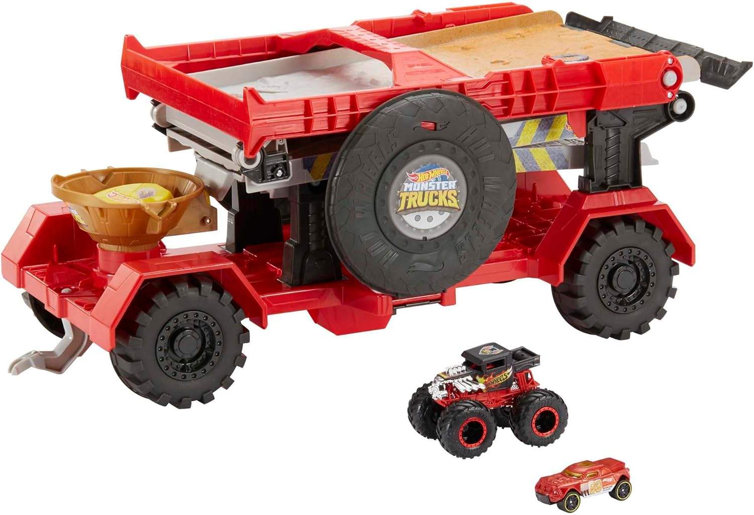 Hot Wheels Monster Trucks Meganaczepa z rampą