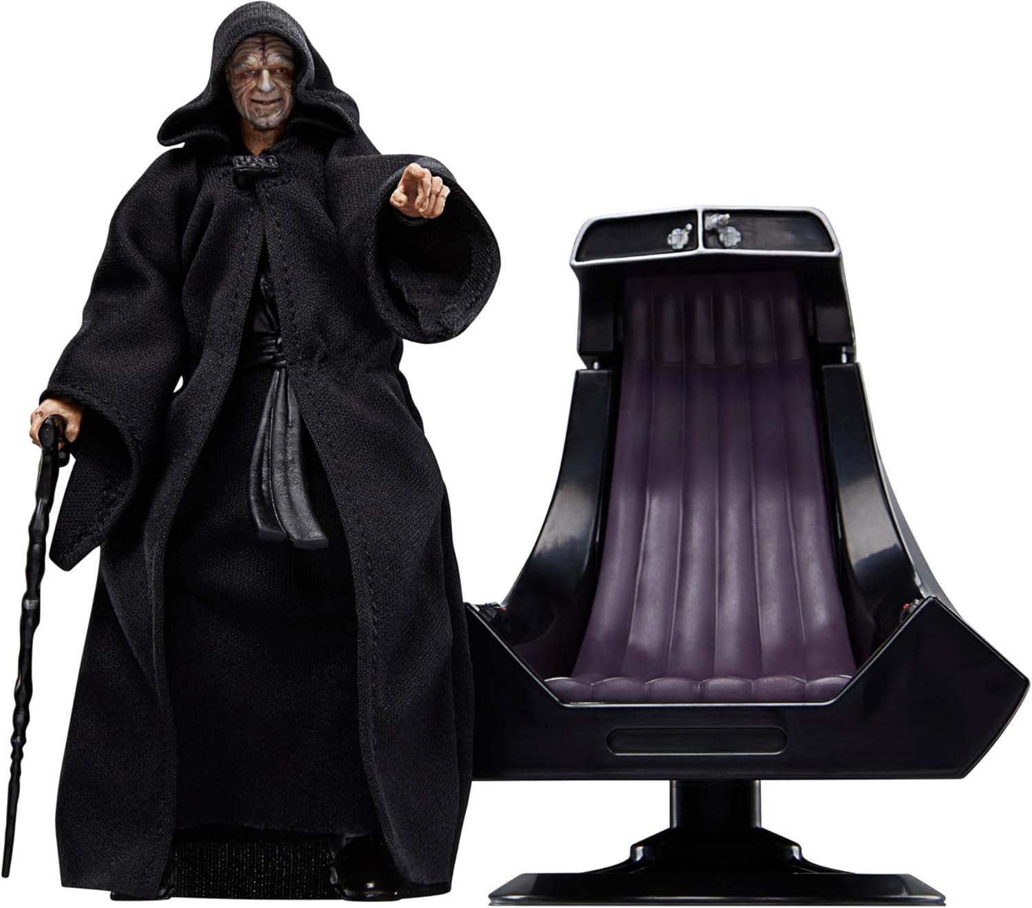 Kolekcjonerska figurka Emperor Palpatine z tronem