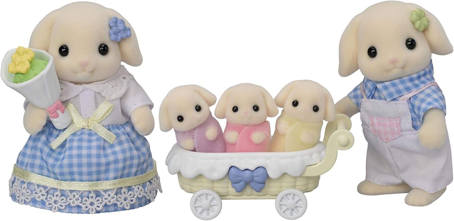 Sylvanian Families - Flora Rabbit Family - Figurki i Akcesoria