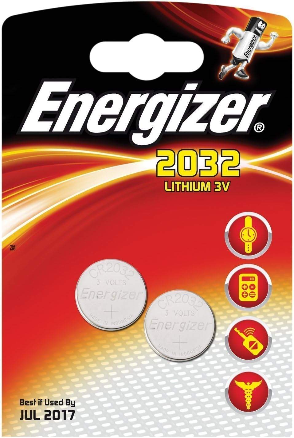 Energizer CR2032 – front opakowania