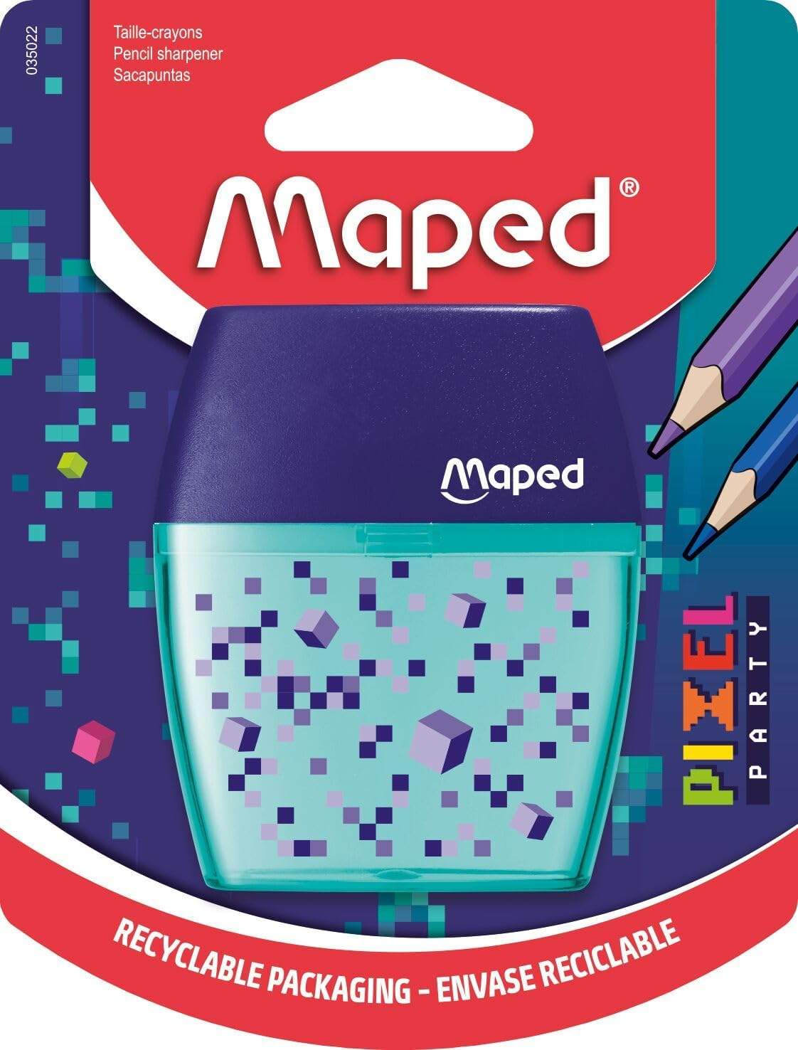 Maped Temperówka Shaker Pixel Party