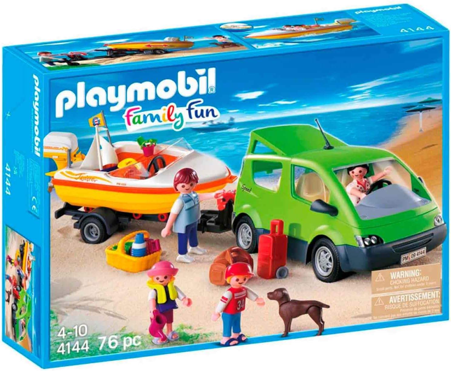 PLAYMOBIL 4144 Familyvan z przyczepą do łodzi