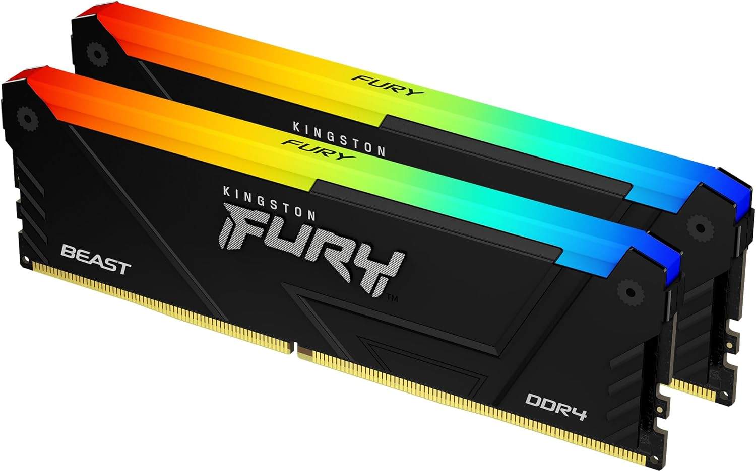 Kingston FURY Beast RGB 32GB DDR4 - widok z przodu