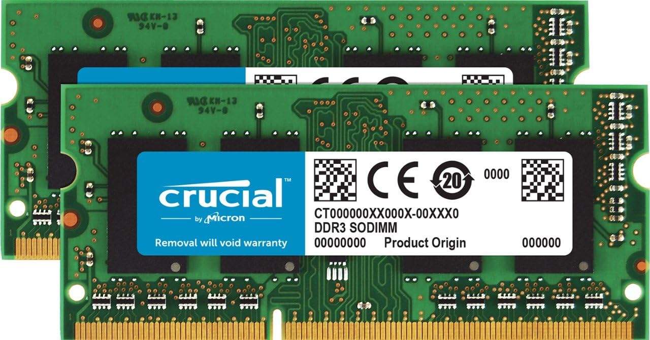 Zestaw pamięci RAM Crucial 16GB DDR3 1600 MHz