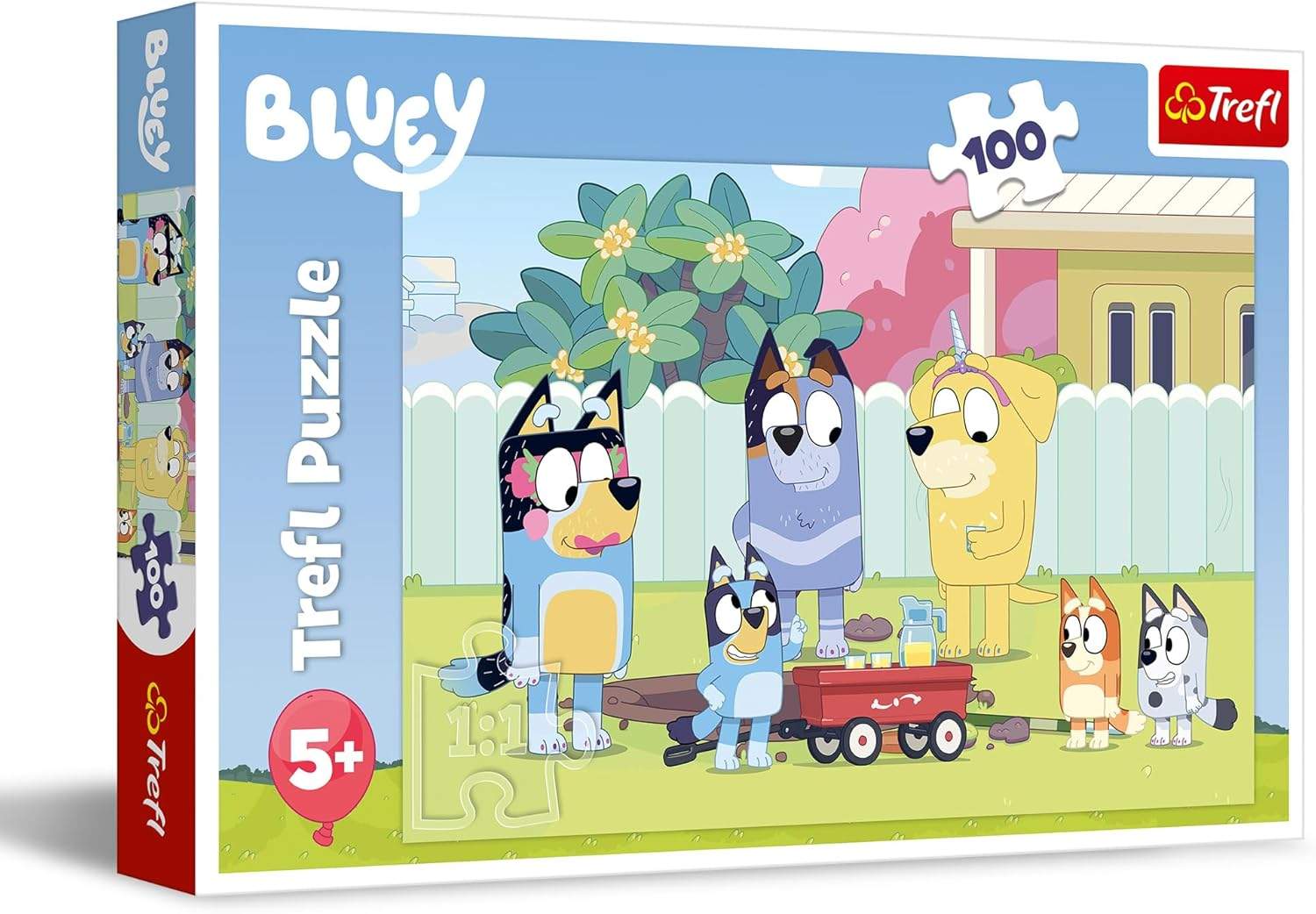 Puzzle Trefl Bluey w pełnej krasie