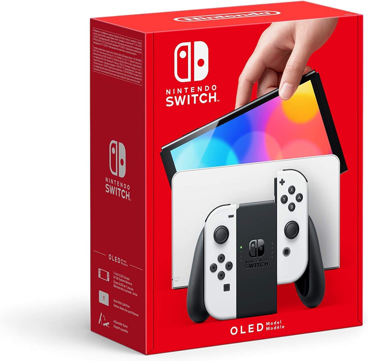 Nintendo Switch OLED w trybie handheld