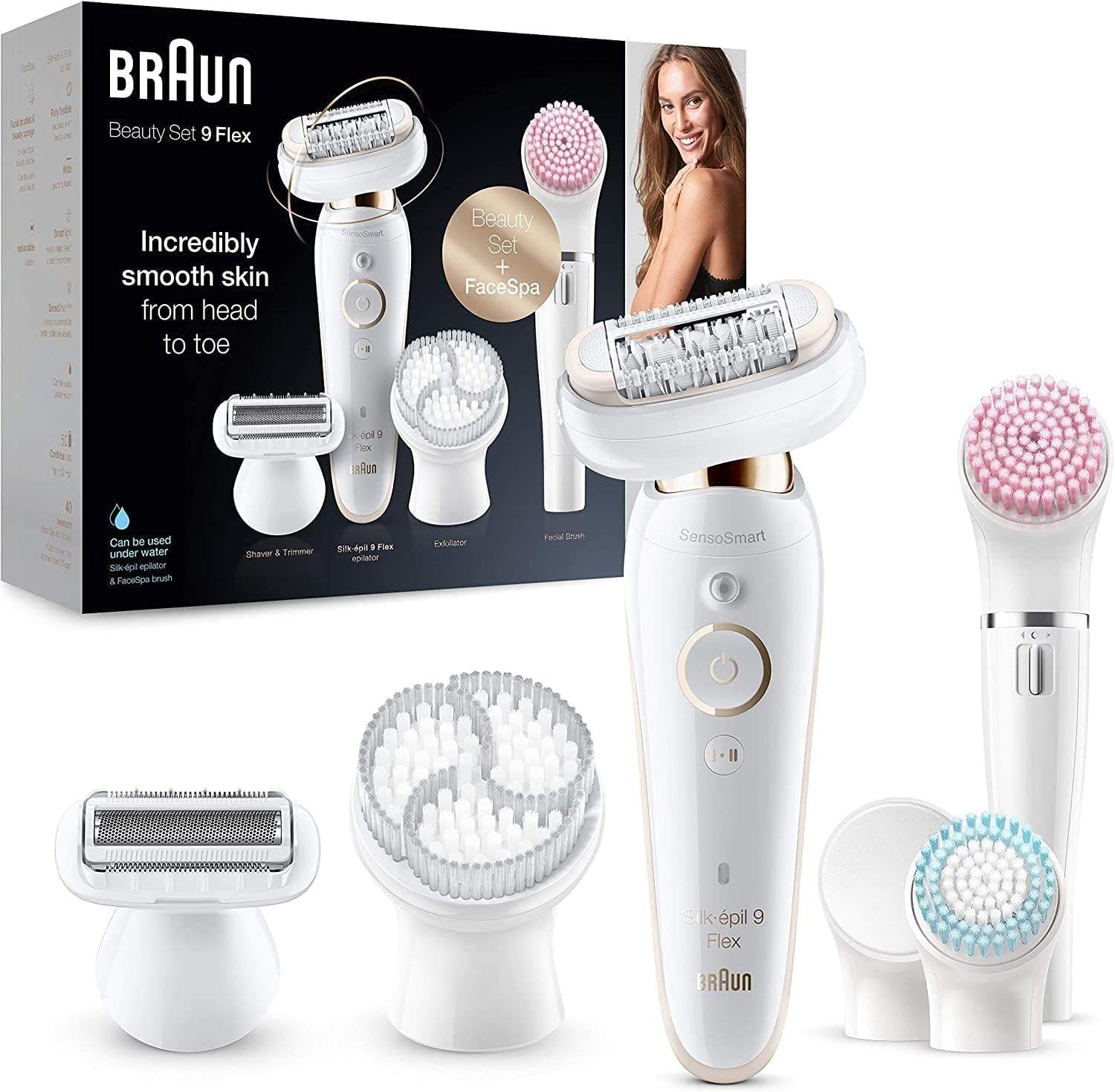 Braun Silk Épil 9 Flex – Depilator z Elastyczną Głowicą